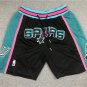 Pocket Spurs Black Pants Green Edge  Jersey