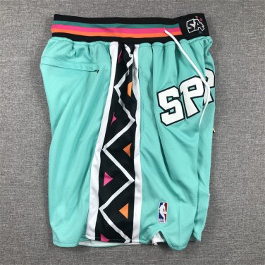 Pocket Spurs City Edition Green Pants  Jersey