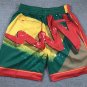Pocket Supersonic Swinging Man Green Red Shorts  Jersey