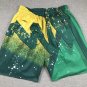 Pocket Supersonic Swinging Man Green Yellow Shorts  Jersey
