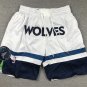Pocket Timberwolves Regular White Pants  Jersey