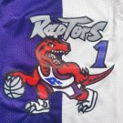 Raptors 1 Purple White Color Match  Jersey
