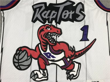 Raptors 1 White Dragon  Jersey