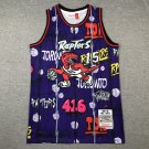 Raptors 15 Graffiti Purple  Jersey