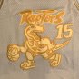 Raptors 15 Retro Gold  Jersey