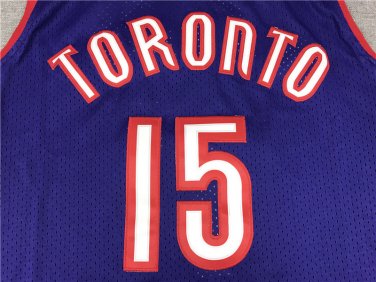 Raptors 15, front purple and back black  Jersey