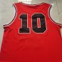 Slam Dunk 10 # Sakuragi Flower Path Embroidered Red  Jersey