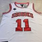 Slam Dunk 11 # Flowing Maple Embroidered White  Jersey