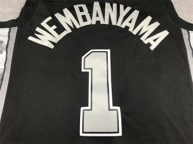 Spurs 1 Announced Edition Black  Jersey