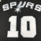 Spurs 10 Retro Black  Jersey