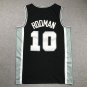 Spurs 10 Retro Black  Jersey