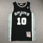 Spurs 10 Retro Black  Jersey