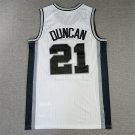 Spurs 21 Retro White  Jersey