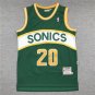 Supersonic 20 green horizontal white bar  Jersey