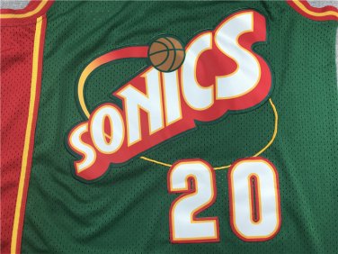 Supersonic 20 green with red inserted  Jersey