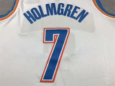 Thunder 7 White  Jersey