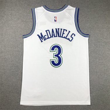 Timberwolves 3 Classic White  Jersey