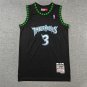 Timberwolves 3 Retro Black  Jersey