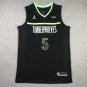 Timberwolves 5 Announced Edition Black  Jersey