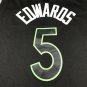 Timberwolves 5 Announced Edition Black  Jersey