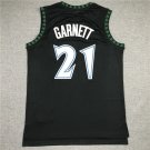 Timberwolves 21 Retro Black  Jersey