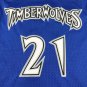 Timberwolves 21 Retro Blue  Jersey
