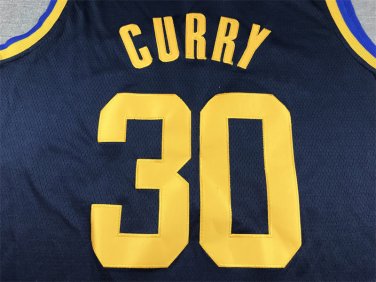 Warriors 30 Announced Edition Deep Blue  Jersey