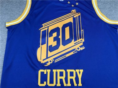 Warriors 30 Classic Blue  Jersey