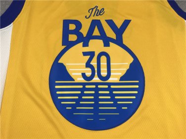 Warriors 30 Declaration Edition Yellow  Jersey