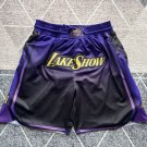 25 City Edition Lakers Purple Pocket Ball Pants with Pockets