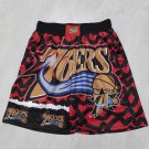 76 person heat transfer black and red pocket ball pants