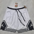 Jordan A-4 White Striped Black Ball Pants