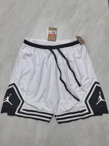 Jordan A-4 White Striped Black Ball Pants