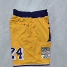 Lakers retro yellow pocket ball pants