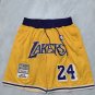 Lakers retro yellow pocket ball pants