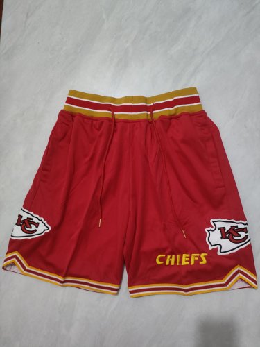 NFL Football Chiefs Red Pocket Ball Pants