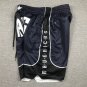 Pocket calf deep blue announcement pants