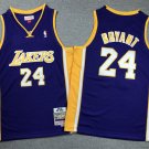 Lakers 24 Retro Purple V-neck. JPEG