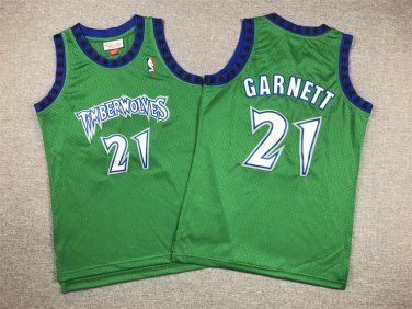 Timberwolves 21 Retro Green. JPEG