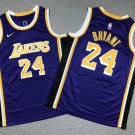 Lakers 24 purple round neck. jpg