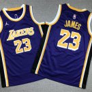 Lakers 23 purple round neck. jpg