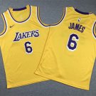 Lakers 6 yellow round neck. jpg