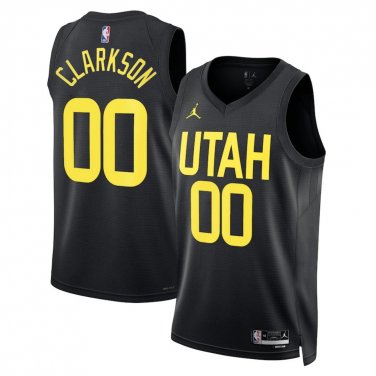 #00 Jordan Clarkson Utah Jazz 2022-23 Statement Edition Black