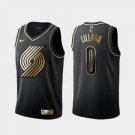 #0 Damian Lillard Portland Trail Black Golden Edition