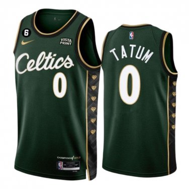 #0 Jayson Tatum Boston 2022-23 City Edition Dark Green