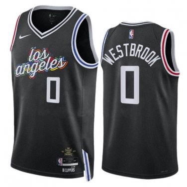 #0 Russell Westbrook LA Clippers City Edition Black