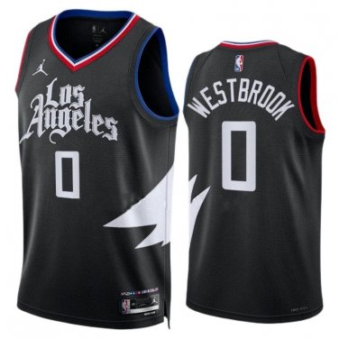 #0 Russell Westbrook LA Clippers Statement Edition Black