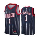 #1 Amen Thompson Houston Rockets 2022-23 City Edition Navy Blue