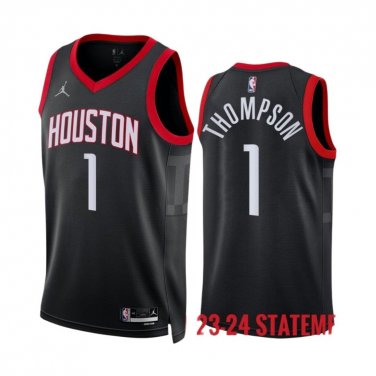 #1 Amen Thompson Houston Rockets 2022-23 Statement Edition Black
