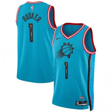 #1 Devin Booker Phoenix Suns 2022-23 City Edition Blue